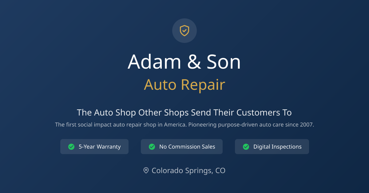 Adam & Son Automotive Repair